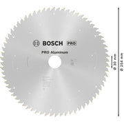 Bosch - Kreissägeblatt PRO Aluminium cordless 2608837780 Kreissägeblatt 254 x