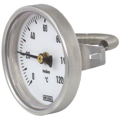 Wika Wiegand - Bimetall-Thermometer Bim.-Therm.50.20.080 Alu 3902030 0.120° Cl.2 Anliegef
