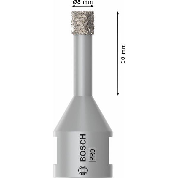 Bosch - Bohrer PRO Ceramic dry 2608599040 Trockenbohrkrone 8 x