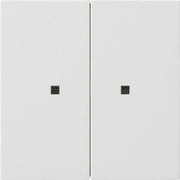 Gira - Abdeckung/Bedienelement für Installationsschalterprogramme Wippe 2f. 5369112 S3000 unbedruckt