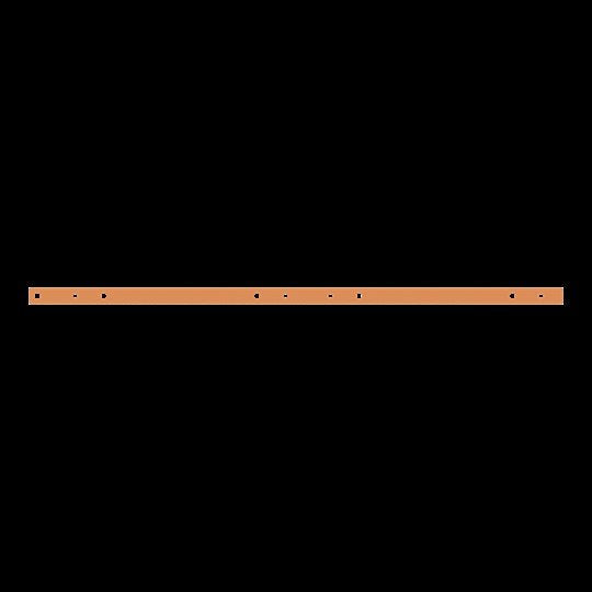 Striebel&John - Sammelschiene CombiLine Innenausbau Mod. ZXM1067 Feldbr. 4 max.630A