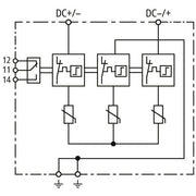 DEHN - Photovoltaik-DC-Stringbox Generatoranschlusskasten DCU2YPV1+210001M2SFM für PV-Anlagen