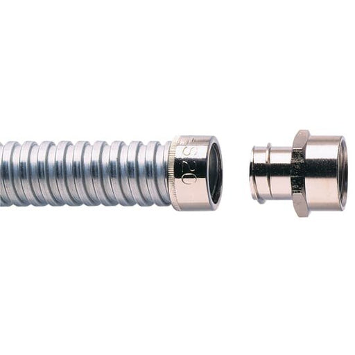 ABB Stotz S&J T&B - Metall-Schutzschlauch-Verschraubung Verschraubung gerade SP20/M20/F Nm20 fest. Außengew. − 10 Stück