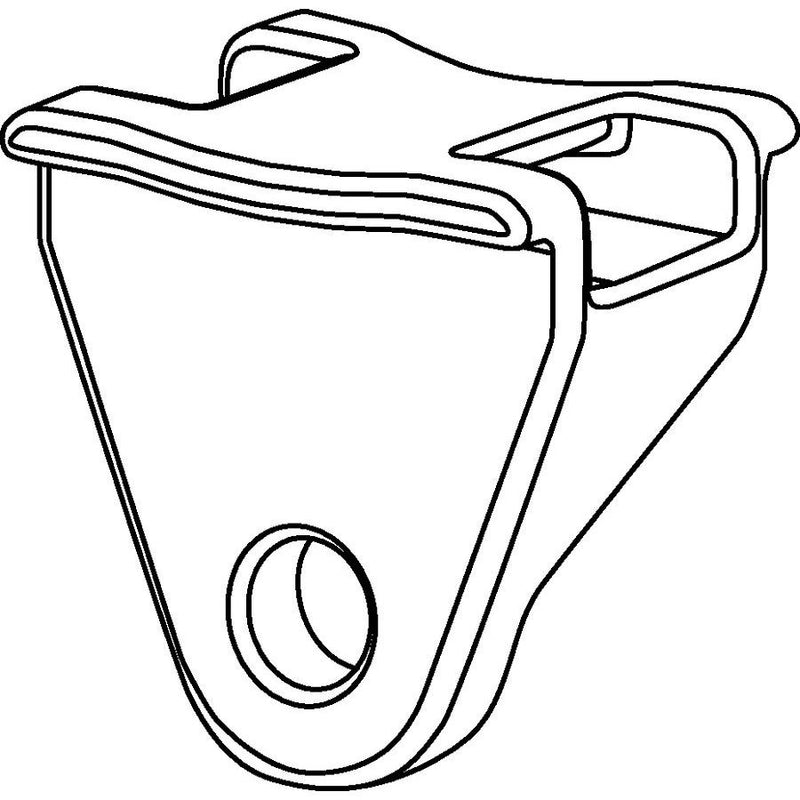 HellermannTyton - Befestigungssockel und -element für Kabelbinder Abstandhalter 151-29701(500) Auflagefl.34,3x26 mm − 500 Stück