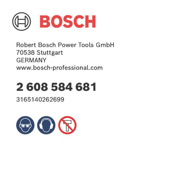 Bosch - Aufnahmeschaft für Lochsägen Verlängerung, 305mm, mit 2608584681 Schlüsselweite