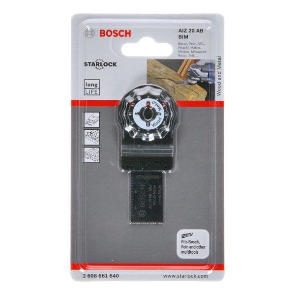 Bosch - Blatt für Oszillierer BIM Tauchsägeblatt AIZ 20 2608661640 AB Wood and Metal 30