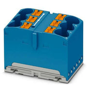 Phoenix Contact - Durchgangs-Reihenklemme Verteilerblock PTFIX 6X10/S BU − 10 Stück