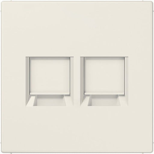 Jung - Einsatz/Abdeckung für Kommunikationstechnik Abdeckung 2-fach LS 1969-2 AT f.MJ AT AT+T