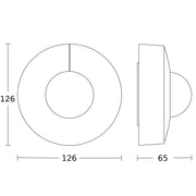 Steinel - Bussystem-Bewegungsmelder Bewegungsmelder IS 345-R AP WS KNX KNX
