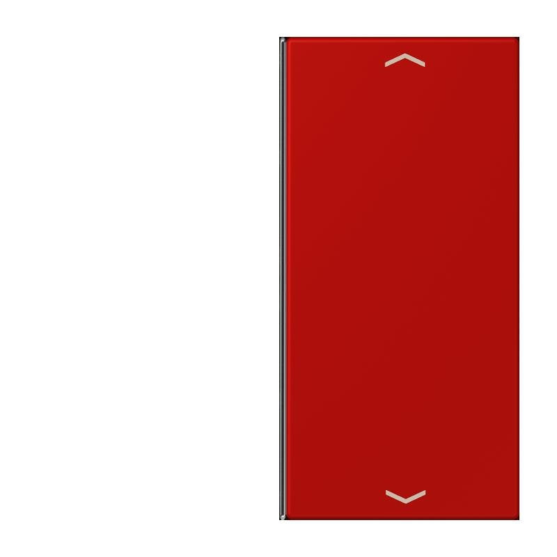 Jung - Abdeckung/Bedienelement für Installationsschalterprogramme Taste 2fach m. Pfeilsymb. LC 402 TSAP 227 rouge vermillon 31