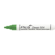 Pica-Marker - Markierungsstift Lack-/Industriemarker 524/36 grün − 10 Stück