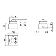 Zumtobel Group - Lichtregelsystemkomponente Sensor MSensor G3 #28003808