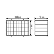 ESYLUX - Mechanisches Zubehör/Ersatzteile für Leuchten Schutzkorb SLB 21 BASKET GUARD für SLB