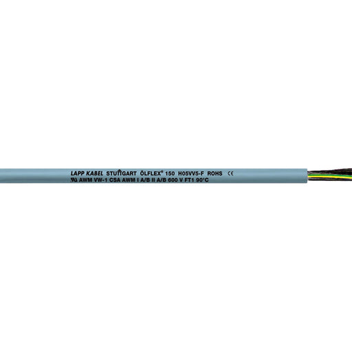 Lapp Kabel&Leitung - Energiekabel < 1 kV, für ortsveränderlichen Einsatz ÖLFLEX 150 12G0,75 0015112