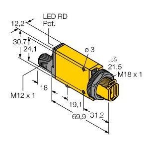 Turck - Lichtleitersensor/Lichtleiterverstärker Lichtleiter-Sensor SM312FPHQD
