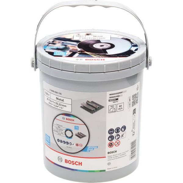 Bosch - Trenn-/Schleifscheibe Standard for Metal 2608626115 Trennscheibe 115 x 1 − 100 Stück
