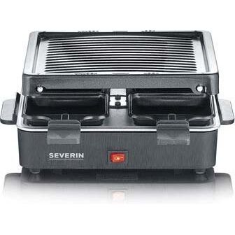 Severin - Raclette Raclette-Grill RG 2370 sw 4 Pfännchen