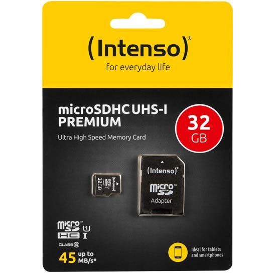 Intenso - Speichermedium digital microSDHC Card 32GB 3423480 (R)45MB/s,(W)10MB/s − 6 Stück