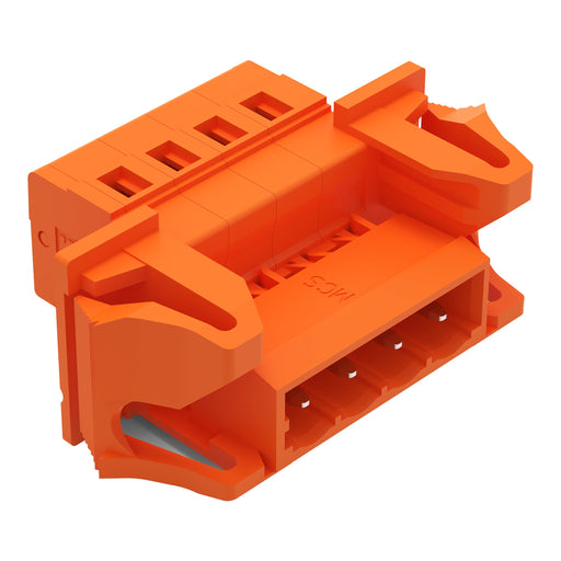 WAGO - Kabelsteckverbinder für Leiterplattensteckverbinder 1-Leiter-Stiftleiste 231-634/114-000 CAGECLAMP,2,5mm²,or − 50 Stück