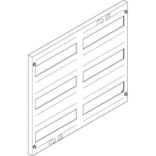 ABN - Abdeckung für Verteilerfeld Abdeckplatte FAO23N10 (VE10) 500x450mm 2FB/3RE