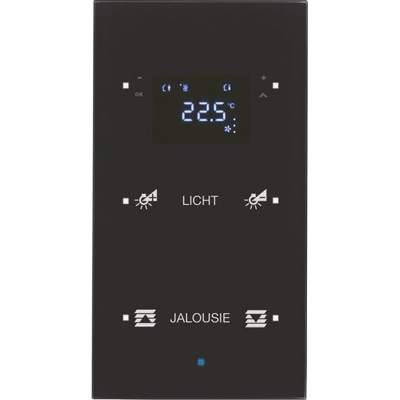 Berker - Bussystem-Tastsensor Glas-Sensor 75642135 mit Raumtemperatur