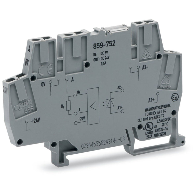 WAGO - Optokoppler Optokopplermodul 859-752 DC 5 V