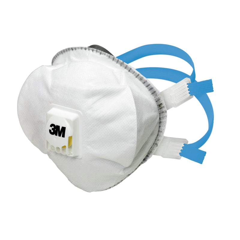 3M - Staubschutzmaske Atemschutzmaske 8825+ (VE5) FFP2,Ausatemventil − 10 Packung