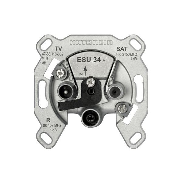 Kathrein - Antennensteckdose Einkabel-Steckdose 3fach ESU 34 Einzeldose  − 1 Stück