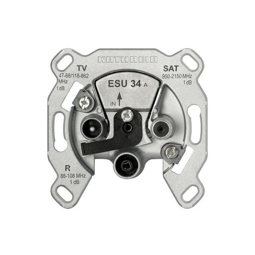 Kathrein - Antennensteckdose Einkabel-Steckdose 3fach ESU 34 Einzeldose − 1 Stück by Kathrein
