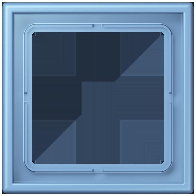Jung - Abdeckrahmen Rahmen 1-fach LC 981 256 bleu ceruleen 59