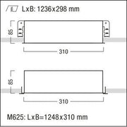 Zumtobel Group - Decken - /Wandleuchte LED - Einbauleuchte MIREL - O NIV#42925657 2400 - 840 M625LLDO KA
