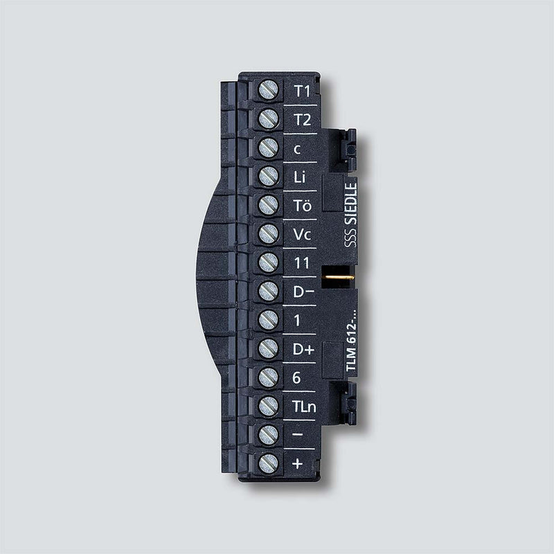 Siedle&Söhne - Zubehör/Ersatzteile für Türkommunikation Klemmblock TLM 612 Schwarz