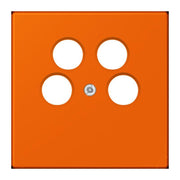 Jung - Einsatz/Abdeckung für Kommunikationstechnik Abdeckung für SAT-TV LC 990-4 SAT2 224 orange (32080)