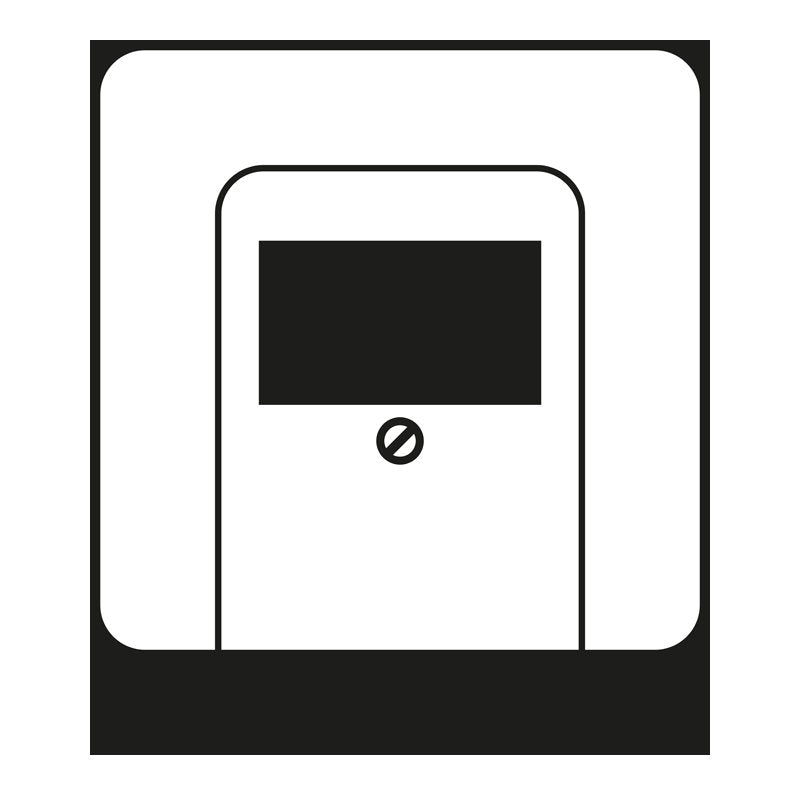 Jung - Einsatz/Abdeckung für Kommunikationstechnik Abdeckung aws CD 569 T WW für TAE-Dose