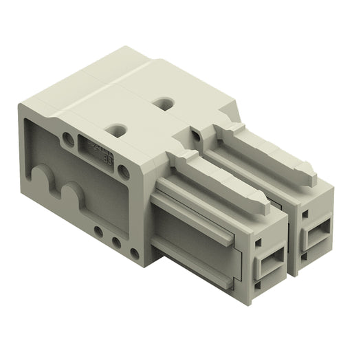 WAGO GmbH & Co. KG - Leiterplattensteckverbinder THTFederleiste abgewinkelt 831-3522 Maß 7,62mm,lgr − 48 Stück