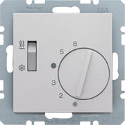 Berker - Raumthermostat Raumtemperaturregler 20291404 S.x/B.x, alu