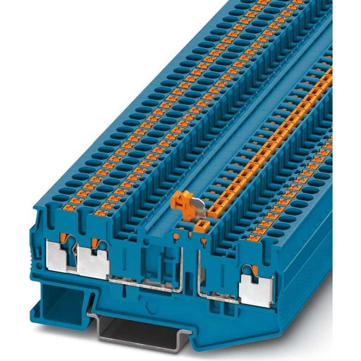 Phoenix Contact - Trenn- und Messtrenn-Reihenklemme Messertrennklemme PT 2,5-TWIN-MTB BU 0,14-4qmm, grau − 50 Stück