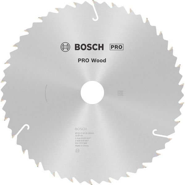 Bosch - Kreissägeblatt PRO Wood Kreissägeblatt, 2608640807 235 x 2,4 x 30 mm