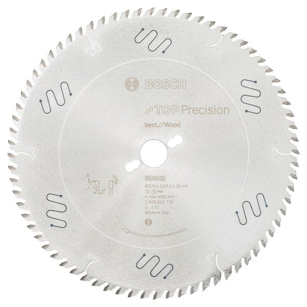 Bosch - Kreissägeblatt Top 2608642118 Precision Best for