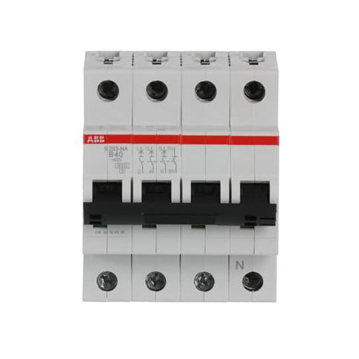 ABB Stotz S&J - Leitungsschutzschalter Sicherungsautomat S203-B40NA B,6kA,40A,3P+NA