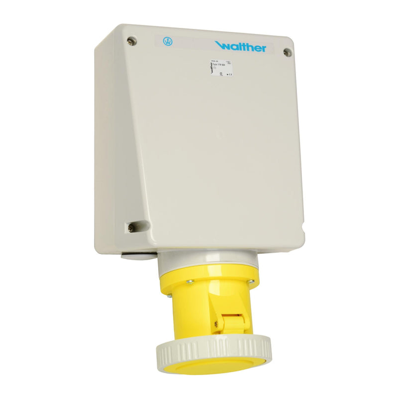 Walther Werke - CEE-Steckdose (IEC 60309) Wandsteckdose 125A 179504 5P 110V 4h IP67
