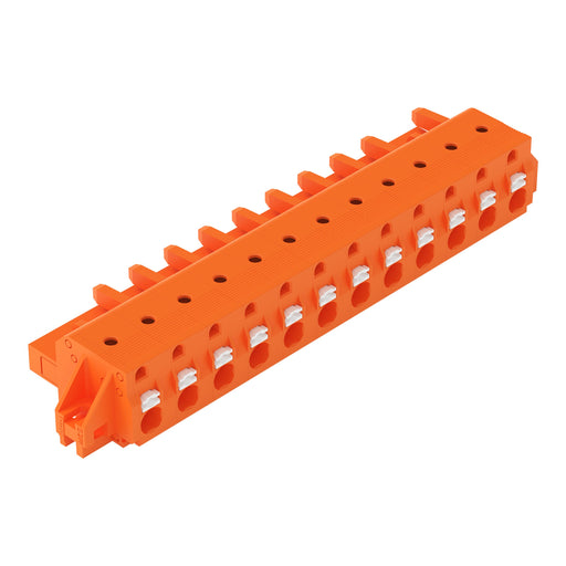 WAGO - Kabelsteckverbinder für Leiterplattensteckverbinder 1-Leiter-Federleiste 2231-712/031-000 Push-inCAGECLAMP,or − 10 Stück