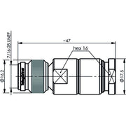 Telegärtner - Koax-Steckverbinder TNC-Stecker 100023812 75OhmG31, G32, G48