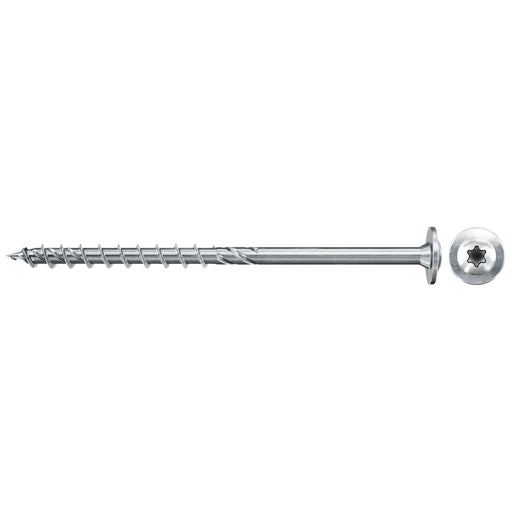 Fischer Deutschl - Holz-/Spanplattenschraube PowerFast II 561796 6,0x100TKTXTGblvz100 − 100 Stück