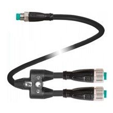 Pepperl+Fuchs Fabrik - Passiver Sensor-/Aktor-Verteiler (mit Leitung) Y-Verbindungskabel V11-G-0,3M-#70168308 − 1 Stück