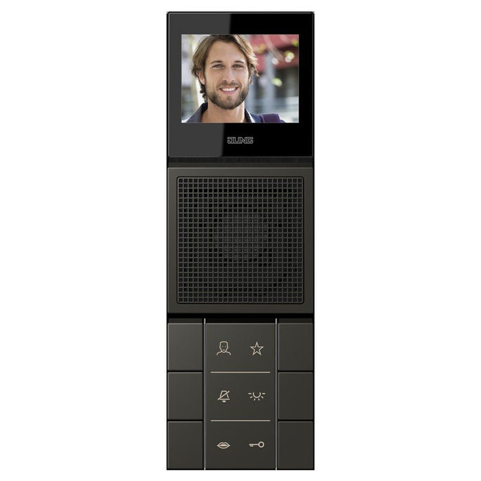 Jung - Innenstation für Türkommunikation SIB Video-Innenstation SI VI LC 627 259 LS 4320R  − 1 Stück
