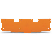 WAGO - Abschluss- und Zwischenplatte für Reihenklemme Abschluss-u.Zwischenplatte 769-318 1,1mm dick,orange − 25 Stück