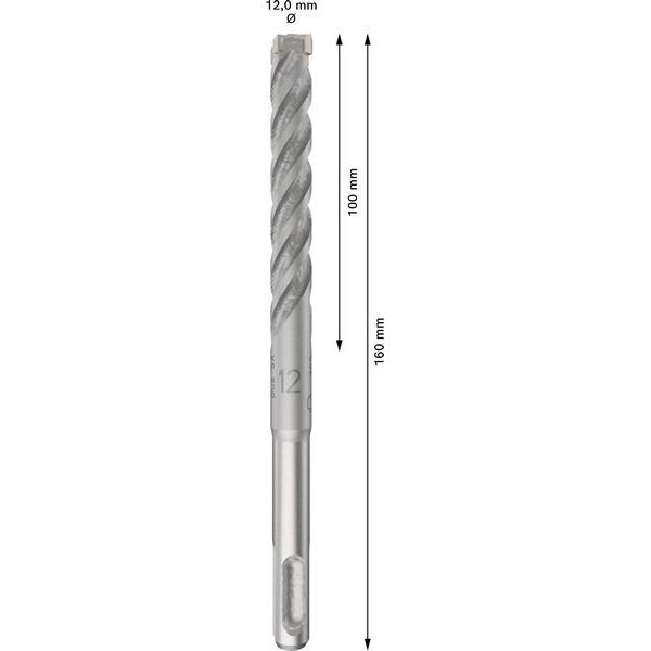 Bosch - Bohrer PRO SDS plus-5X 2608833905VE(10) Hammerbohrer 12 x