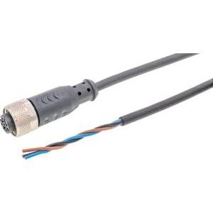 Ipf Electronic - Konfektioniertes Sensor-Aktor-Kabel Anschlussleitung, 5m, M12 VK50V025 Dose 3polig gerade