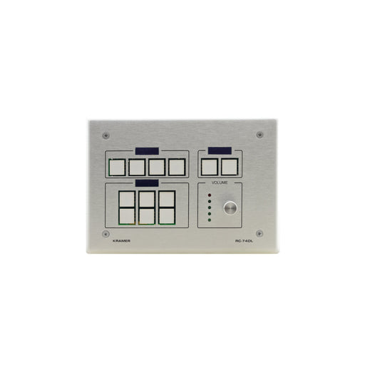 Kramer - Zentrales Steuersystem für Gebäude 12-Tasten Raumsteuerung RC-74DL(B) US-Größe RC-74DL,sw